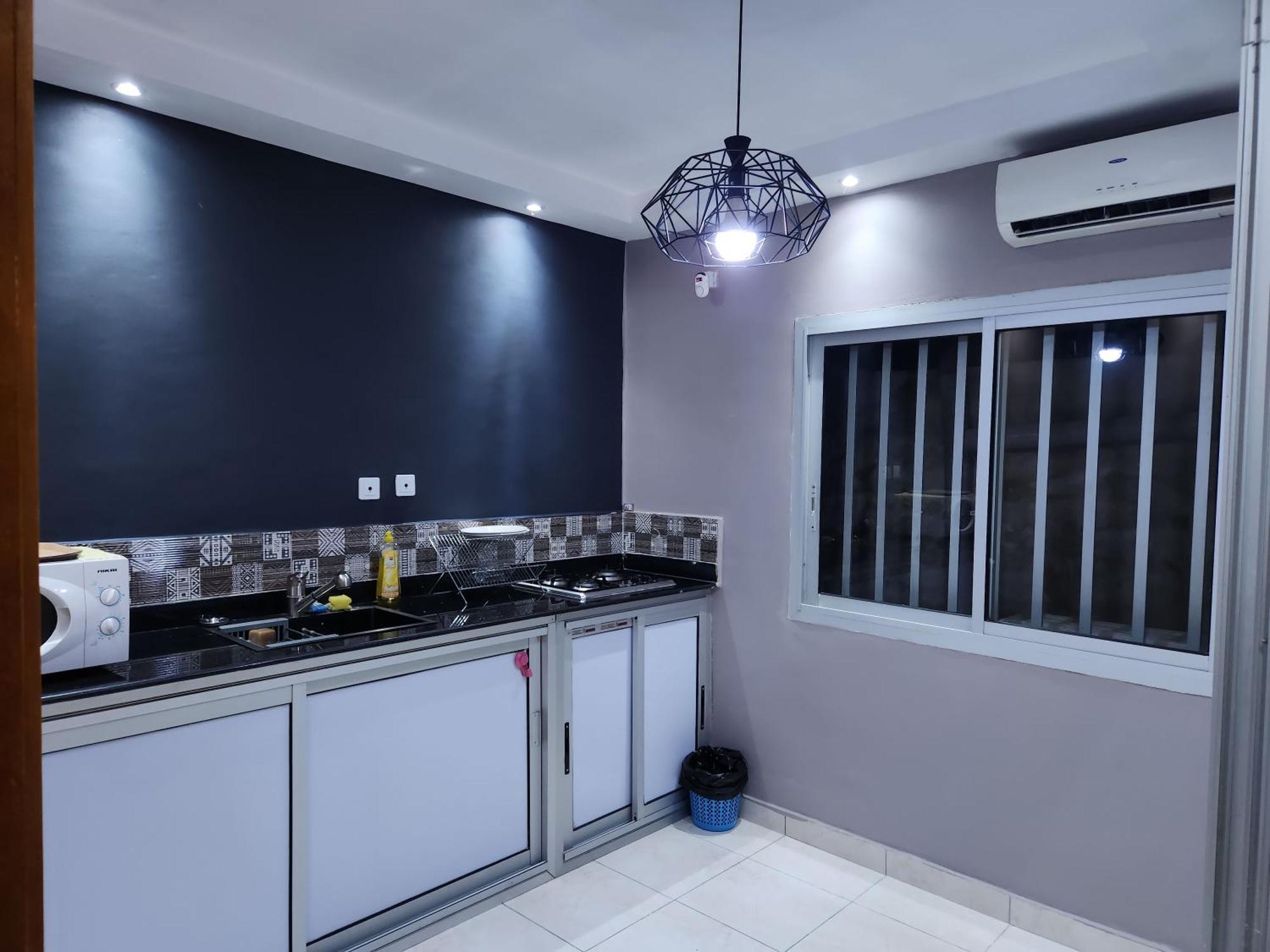 Apartamento Meuble 1Ch 2E Ch Dispo Avec Un Supplement E1D Douala Exterior foto